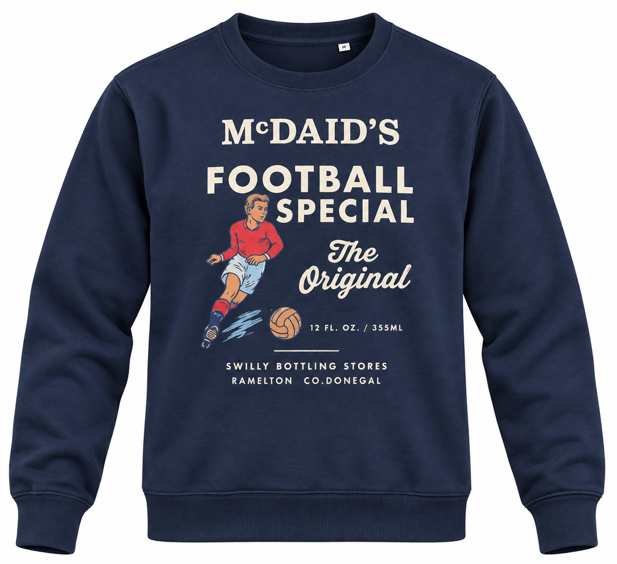 McDaid’s Football Special Retro Sweatshirt – Navy