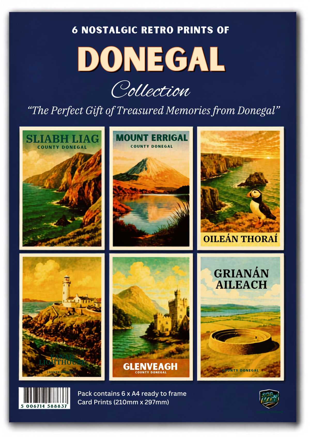 Nostalgic Retro Prints - Donegal