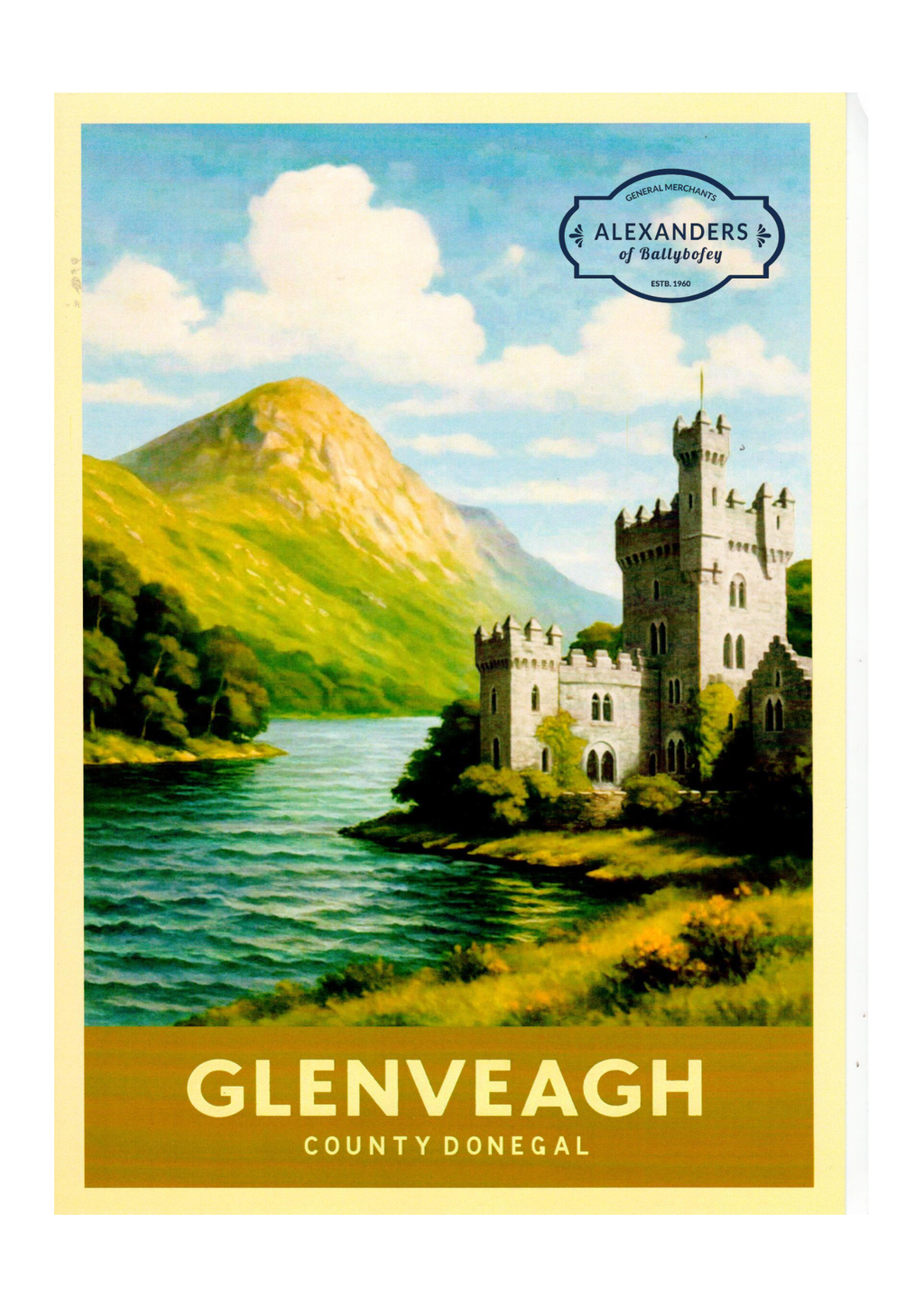Nostalgic Retro Prints - Donegal