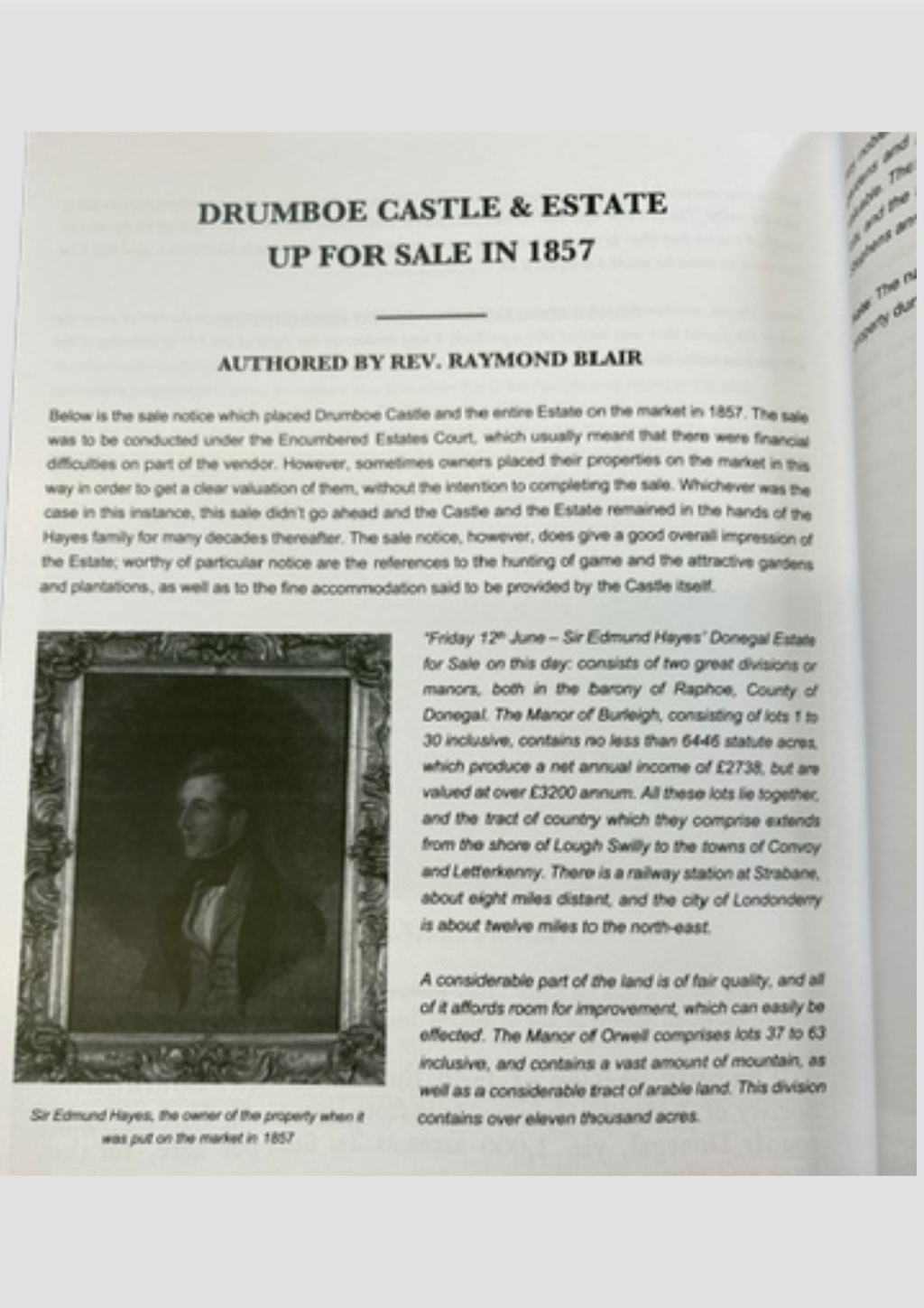 Ballybofey, Stranorlar & District Historical Society Annual (Vol 12)