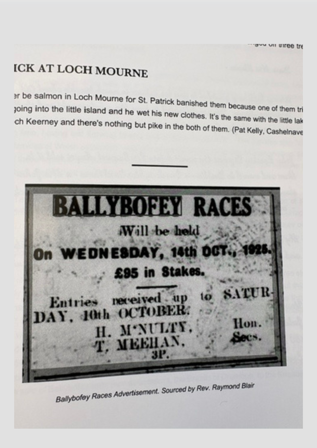 Ballybofey, Stranorlar & District Historical Society Annual (Vol 12)