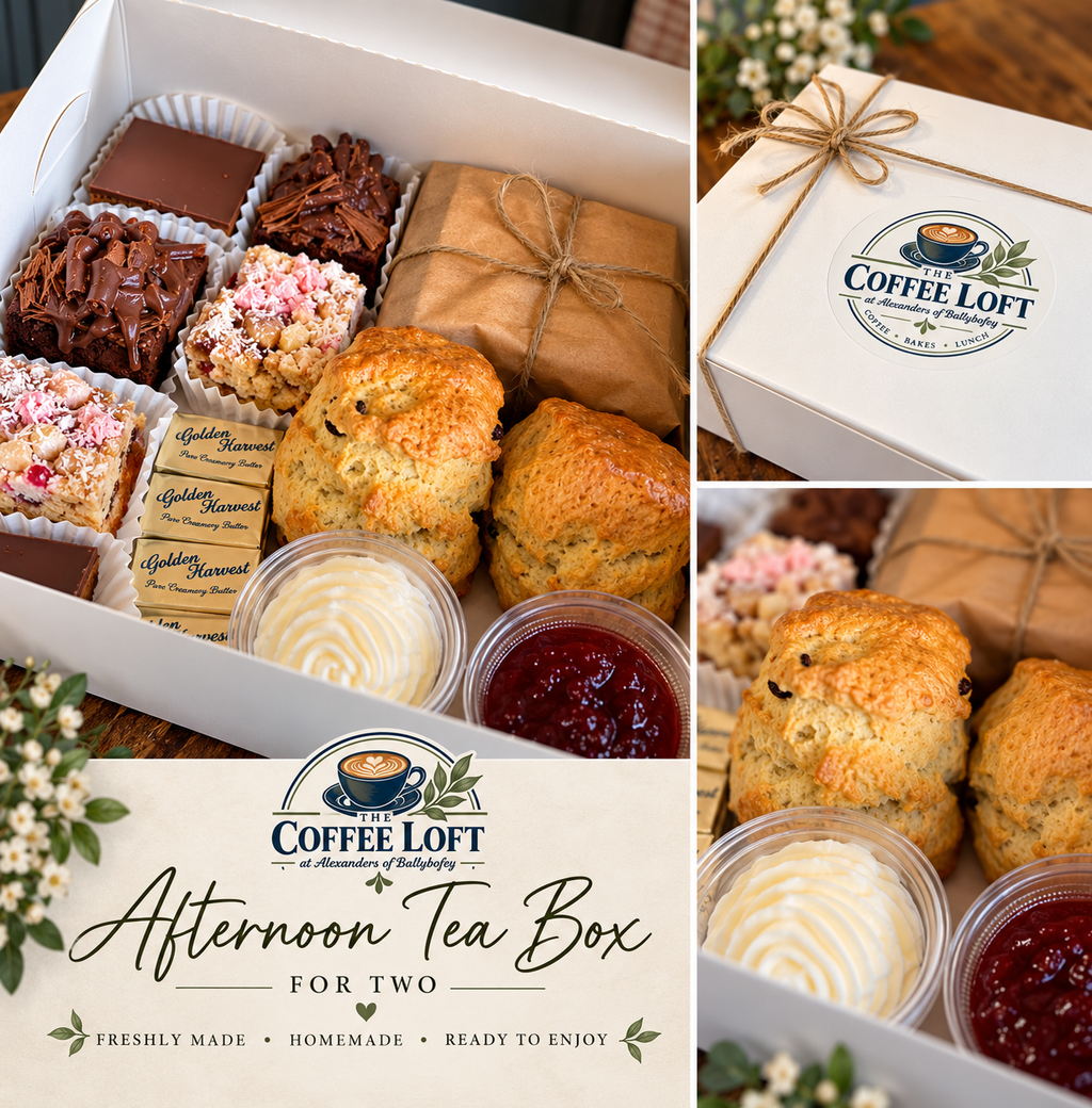 The Coffee Loft Afternoon Tea Box for Two!