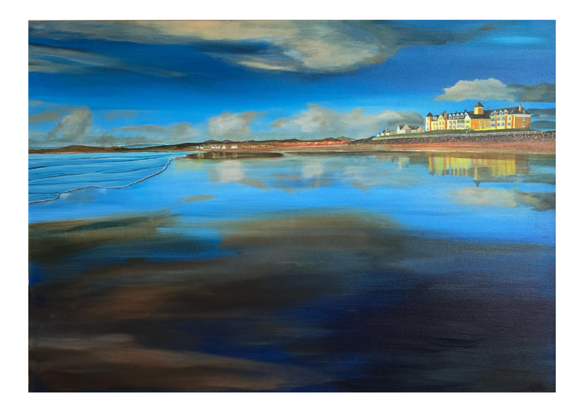 Celine McGlynn Signed & Numbered Limited Edition Print - Sandhouse Hotel Rossnowlagh