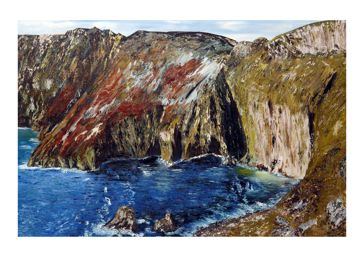 Celine McGlynn Signed & Numbered Limited Edition Print - Sliabh Liag