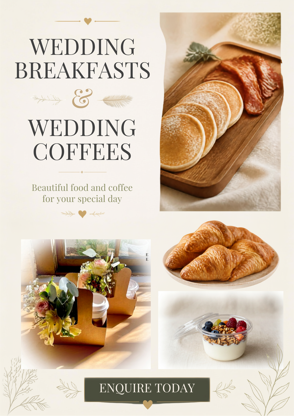 Wedding Breakfast & Morning Coffee!